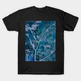 Emotional release Reiki Floral Blue Moods T-Shirt